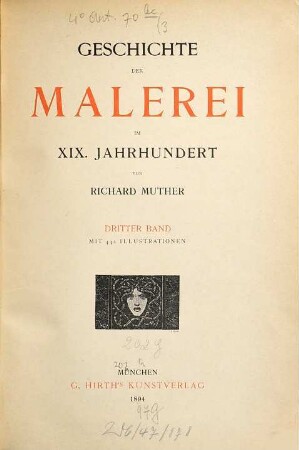 Geschichte der Malerei im XIX. Jahrhundert, 3