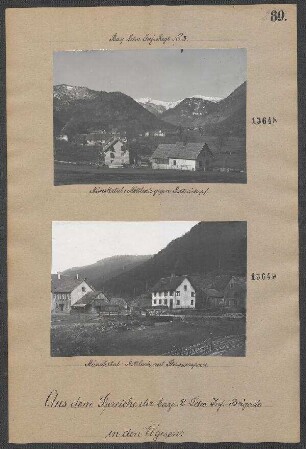 Münstertal: Mittlach mit Strassensperre