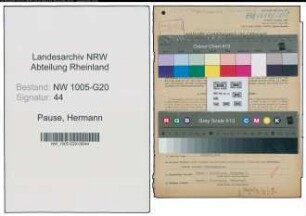 Entnazifizierung Hermann Pause , geb. 06.06.1914 (Kaufmann)