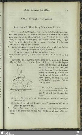 XXIX. Zerlegung des Lichtes