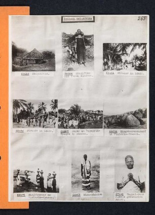 Albumblatt 42 mit Angebotsserie "Deutsch-Ost-Afrika"