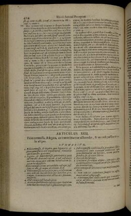 Articulus XXXI.