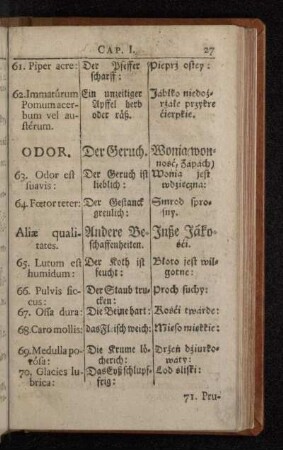 Odor.