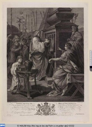 Nero depositing the Ashes of Britannicus