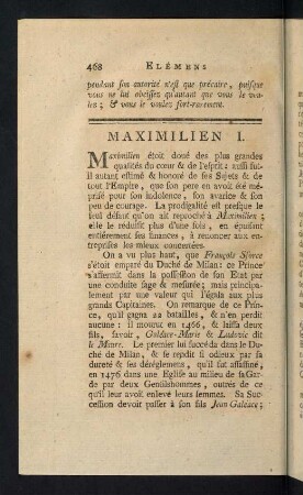 468-503, Maximilien I.