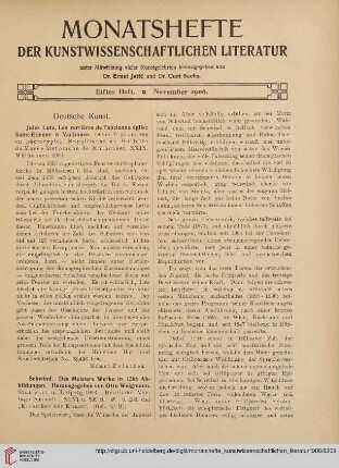 Elftes Heft (November 1906)