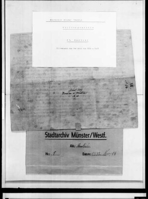 Testament des Goswin von Clanctorp