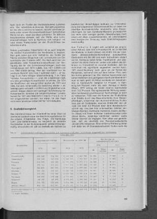 Tab. 3: Lohnsteuerpflichtige, Bruttolohn und durchschnittlicher Bruttolohn ausgewählter Großstädte 1974 und 1971
