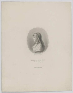 Bildnis der Christiane Am. Louise Becker