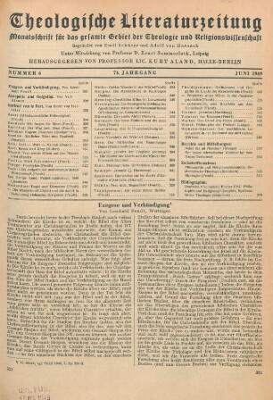 321-330 Exegese und Verkündigung