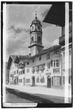 Mittenwald. Obere Marktstraße