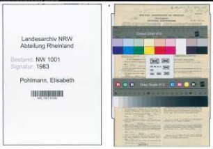 Entnazifizierung Elisabeth Pohlmann, geb. 17.12.1904 (Krankenschwester)
