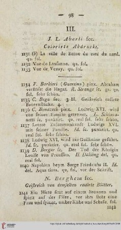 III. (Nr. 1131b-1509)