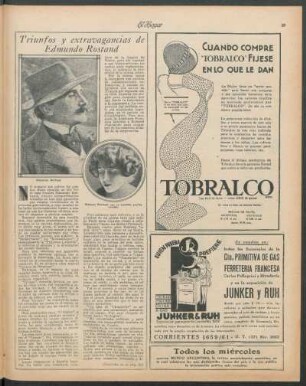 Triunfos y extravagancias de Edmundo Rostand