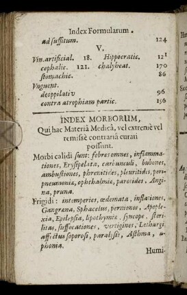 Index Morborum [...]