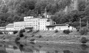Reinhardtsdorf-Schöna-Schöna. Schiebemühle bei Schöna