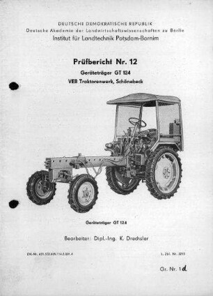 Geräteträger GT 124