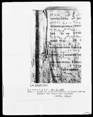 Graduale — Initiale A (d te levavi), Folio 1recto