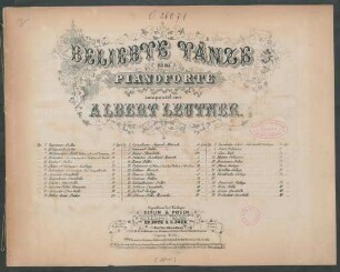 Cavallerie-Signal-Marsch : Op. 2
