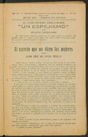 1919000383: El secreto que no dicen las mujeres