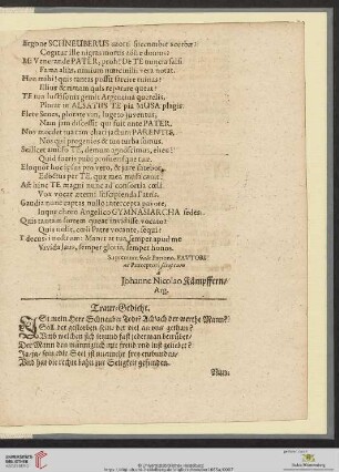 Traur-Gedicht