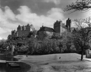 Bernburg, Schloss, von Südwest