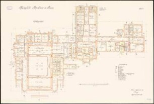 Königliche Akademie, Posen: Grundriss Keller 1:100