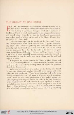 The Library at Ham House