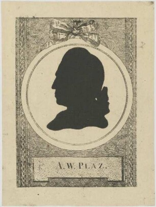 Bildnis des A. W. Plaz
