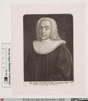 Bildnis Johann Ulrich Hildebrand