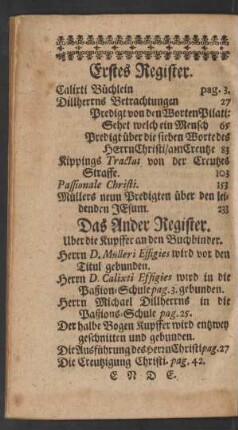 Das Ander Register