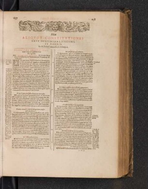 Aliae Aliquot Constitutiones