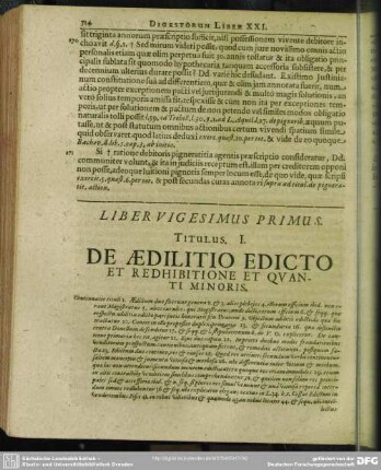 Liber Vigesimus Primus