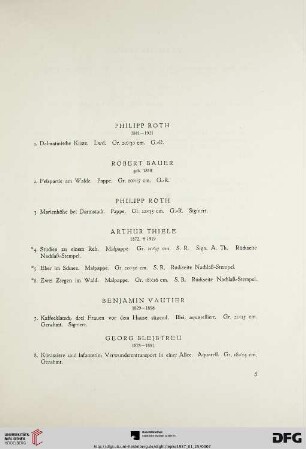 [Gemälde] (Nr. 1-177)