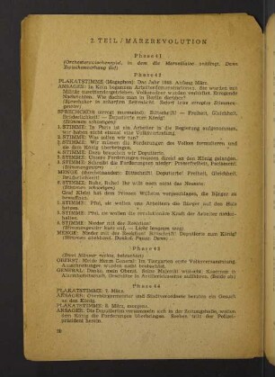 2. Teil / Märzrevolution