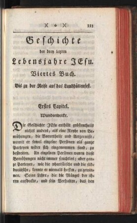 Erstes Capitel. Wunderwerke