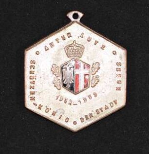 Orden Schützenkönig Artur Lutz, Neuss, 1952/53