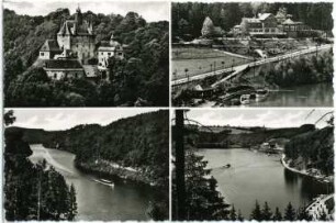 Lauenhain. Burg Kriebstein, Talsperre, Gaststätte Waldhaus