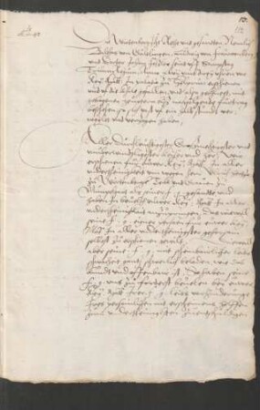 Bericht von der Übergabe des Württembergischen Landes an Kaiser Karl V., 1547 (Abschrift)