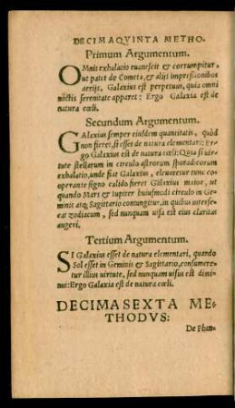 Decima Sexta Methodus: De Phantasmatibus, hoc est, de illuminatis in aere impreßionibus ...