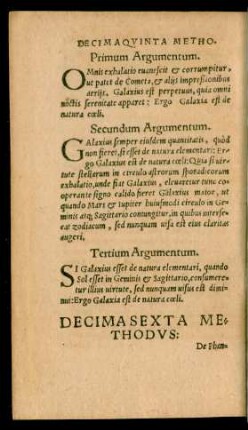 Decima Sexta Methodus: De Phantasmatibus, hoc est, de illuminatis in aere impreßionibus ...