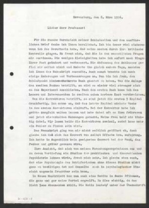 [Brief von Julius Bahle an Otto Selz vom 08. März 1936]