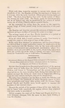 Chapter VI. Genealogical history of the Rajpool tribes ...