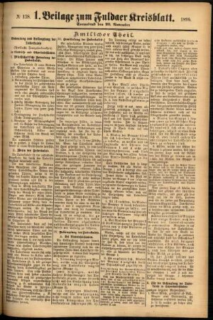 Zweite Ausgabe vom Samstag, den 21. November 1896.