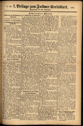 Zweite Ausgabe vom Samstag, den 21. November 1896.