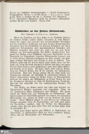 Mühlräder an der Pehna (Behnebach)