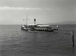 Der Nostalgiedampfer Hohentwiel auf dem Bodensee