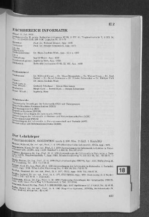Fachbereich Informatik
