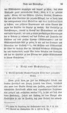 1. Geschichtliche Bemerkungen über das geltende Recht.