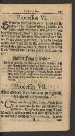 Processus VII.